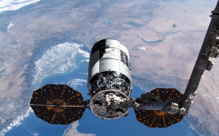 Shuttle used to supply the International Space Station with food is damaged as future trips are put on hold